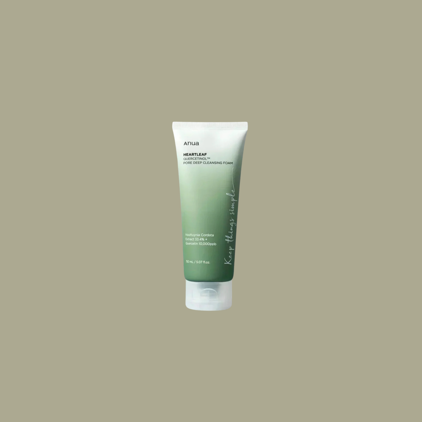 Anua Heartleaf Quercetinol Pore Deep Cleansing Foam 150Ml